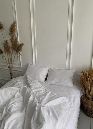 Комплект постельного белья из натурального хлопка (размер евро)2 фото