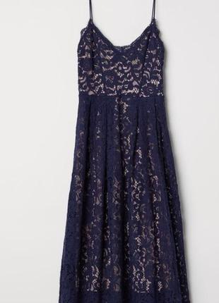 Розкішне ошатне ажурне плаття світшот h&m3 фото