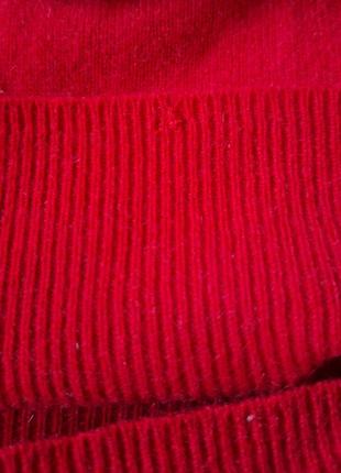 Кашемировый свитер f&amp;f красный 100% кашемир джемпер пуловер кофта свитер7 фото