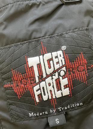 Крутой мужской пуховик tiger force куртка зима черная верхняя одежда зимняя4 фото