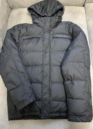 Крутой мужской пуховик tiger force куртка зима черная верхняя одежда зимняя3 фото