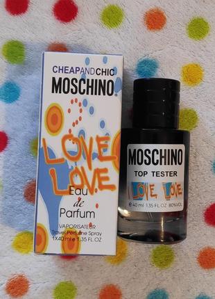 Top tester оаэ moschino love love1 фото