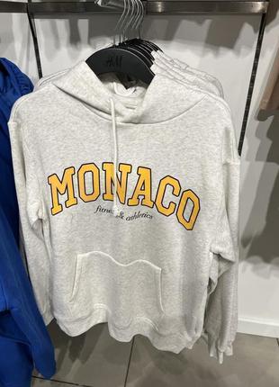 Худи на флисе с принтом h&amp;m l4 фото