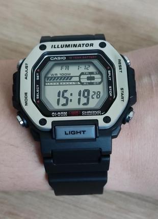 Чоловічий електронний 100м. годинник casio mwd-110h-1a