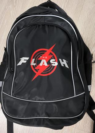 Рюкзак флеш flash світловідбиваючі елементи чорний