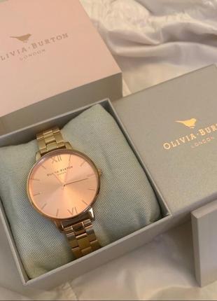 Годинник olivia burton original (в золотой оправе)1 фото