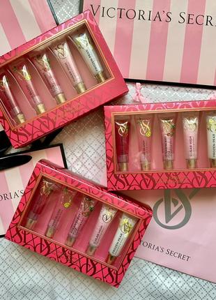 Набор блесков victoria’s secret flavor favorites lip gloss set1 фото