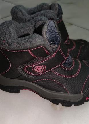Зимові шкіряні чоботи черевики напівчеревики keen 24 (15 см)
