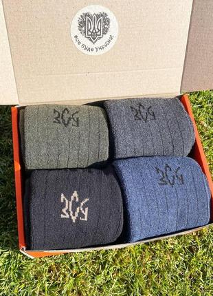 Набор теплых мужских носков на 8 пар 41-45 р на зиму хорошего качества, высокие и трикотажные, оригинальные7 фото