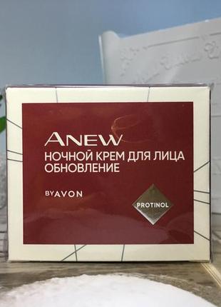 Ночной крем для лица обновления avon anew protinol 35+, 50 мл,ейвон1 фото