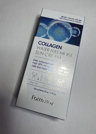 Spf collagen water full moist sun cream1 фото