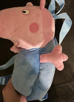 Рюкзак детский плюшевый джордж peppa pig