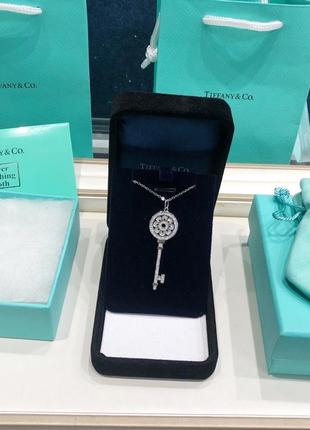 Срібне намисто petals key pendant tiffany co