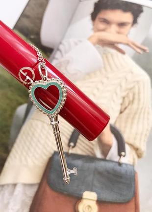 Срібне намисто heart tag pendant tiffany co7 фото