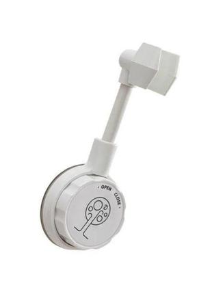 Регульований на 360 градусів тримач (фіксатор) для душу на присоску2 фото