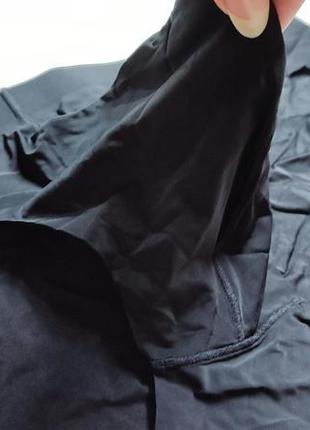 Безшовні чоловічі трусики чорні в обліпку шовк армані труси хіпстери в обтяжку3 фото