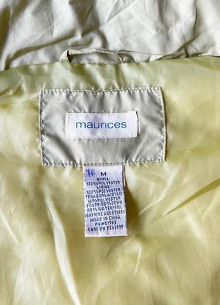 Maurices жилетка з капюшоном зелена на синтепоні9 фото