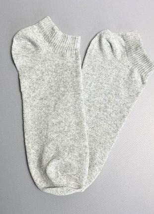 Подарочный набор женских носков укороченных летних серых однотонных 24 пары 36-40 для мужчин км7 фото