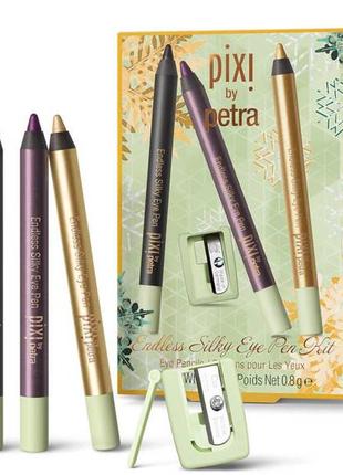 Олівці - pixi endless silky eye pen and sharpener kit