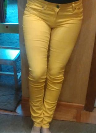 Ярко желтые джинсы нм1 фото