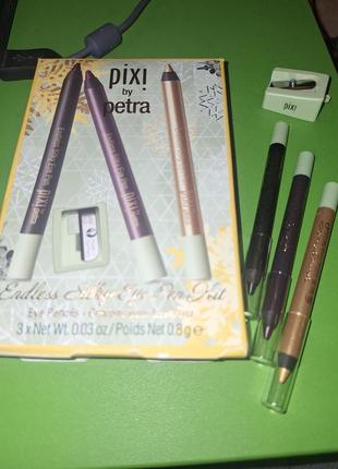 Олівці - pixi endless silky eye pen and sharpener kit2 фото