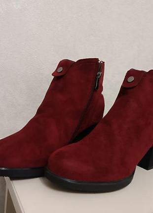 Новые женские полусапожки черевички ботильоны туфли 38, 40 размер3 фото