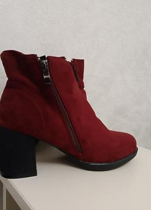 Новые женские полусапожки черевички ботильоны туфли 38, 40 размер2 фото