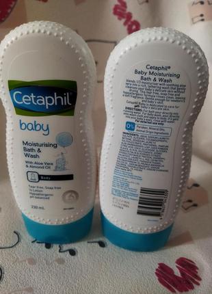Cetaphil baby moisturising bath &amp; wash 230ml.1 фото