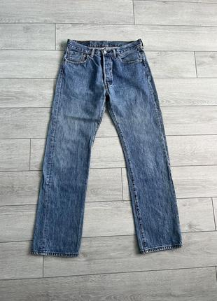 Джинсы levis 501 33/32 l л левайс джинси брюки штани селвидж оригинал