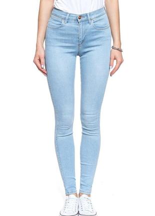 Wrangler jeans high rise skinny - jeans chiaro - w27hus28a1 фото