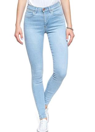 Wrangler jeans high rise skinny - jeans chiaro - w27hus28a2 фото