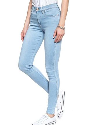 Wrangler jeans high rise skinny - jeans chiaro - w27hus28a4 фото