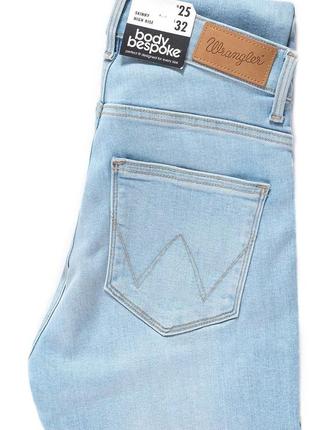 Wrangler jeans high rise skinny - jeans chiaro - w27hus28a8 фото