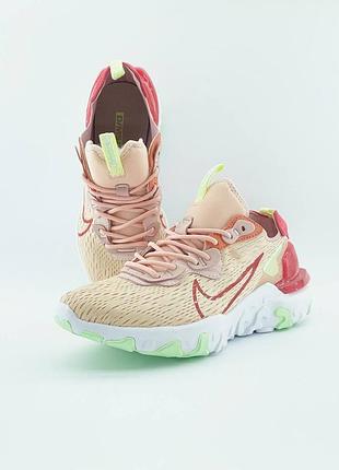 Топ! кроссовки UK9 nike react vision "orange"