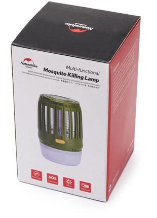 Ліхтар кемпінговий з захистом від комарів naturehike repellent light nh20zm003, акумулятор 18650 (2200 mah)4 фото