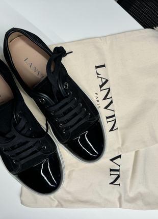 Черные новые мужские кеды lanvin