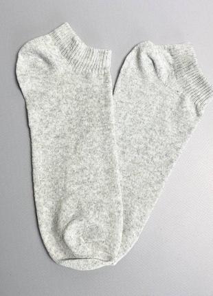 Шкарпетки жіночі короткі 1 пара сірі 36-40 р бавовняні літо