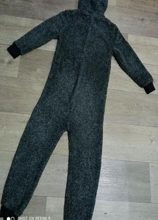 Теплый пушистый кигуруми,  теплая пижама2 фото