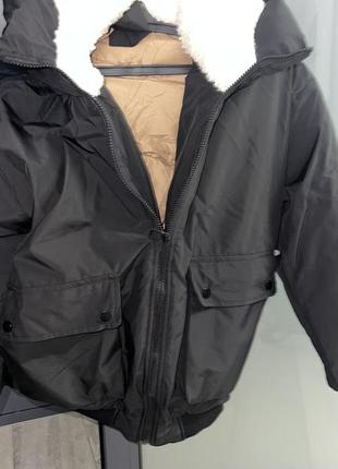 Крутезна куртка, бомпер , капюшон з шерпи2 фото