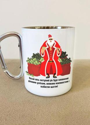 Креативна чашка святкова 300 мл із якісною сублімацією різдвяний кухоль у подарунок на новий рік1 фото