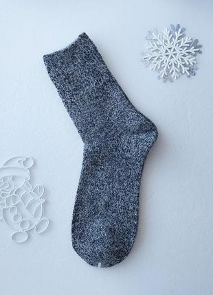 Підліткові зимові вовняні високі термо шкарпетки без гумки корона 36-41р.2 фото