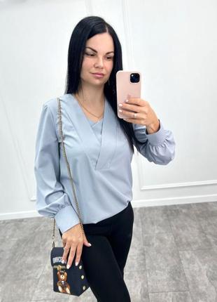 Жіноча блуза з довгим рукавом +великі розміри8 фото
