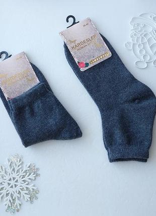 Підліткові зимові вовняні шкарпетки середні кардешлер без махри. туреччина.36-40р.2 фото