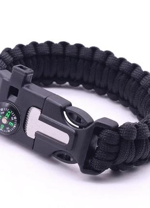 Браслет для выживания paracord. плетеный браслет из паракорда