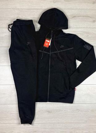 Костюм nike tech fleece black