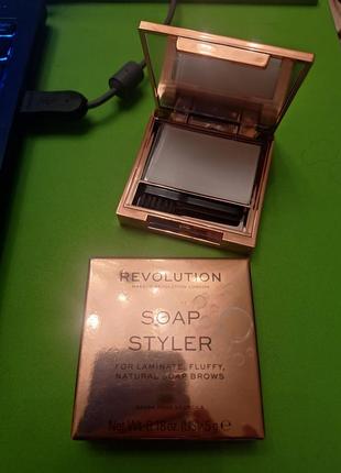 Makeup revolution soap styler/ мыло для укладки бровей3 фото