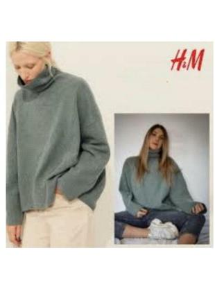 Стильный свитер оверсайз от h&amp;m р.s в идеальном состоянии подойдет на большие размеры6 фото