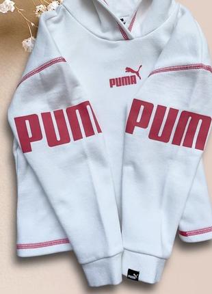 Реглан-топ, худи, кофта puma на девочку3 фото