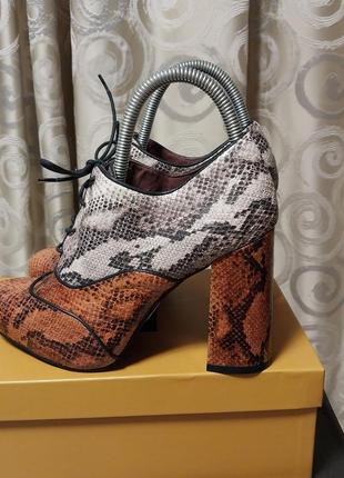 Нові стильні шкіряні брендові туфлі andremade in brazil 🇧🇷1 фото