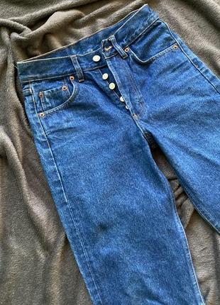 Джинсы плотные мом mom straight прямые levi’s широкие